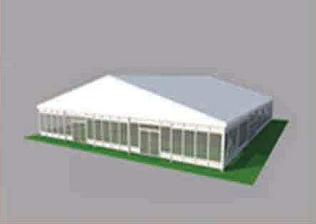Clear span tent